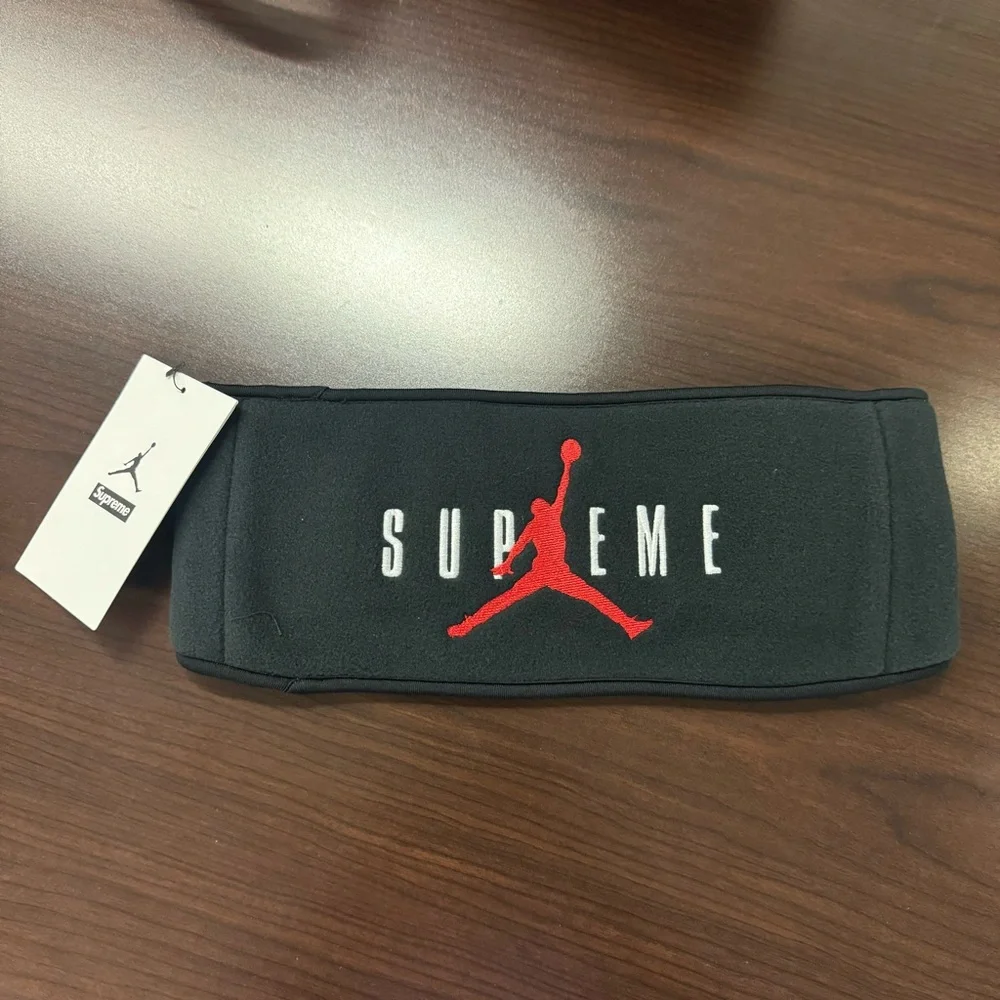 Jordan Black and Red Headband